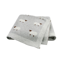 Load image into Gallery viewer, Baby Blankets Knitted Newborn Swaddle Stroller Bedding Wrap Cartoon Alpaca Infantil Boys Girls Receiving Blanket Children Quilts