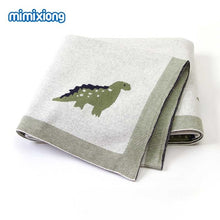 Load image into Gallery viewer, Baby Blankets Knitted Newborn Swaddle Stroller Bedding Wrap Cartoon Alpaca Infantil Boys Girls Receiving Blanket Children Quilts