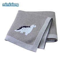 Load image into Gallery viewer, Baby Blankets Knitted Newborn Swaddle Stroller Bedding Wrap Cartoon Alpaca Infantil Boys Girls Receiving Blanket Children Quilts