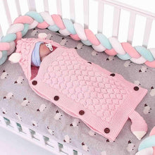 Load image into Gallery viewer, Baby Sleeping Bags Envelopes for Newborn Stroller Autumn Knitted Infantil Bebes Swaddle Sleepsacks Discharge Cocoon Cartoon Fox