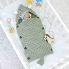Load image into Gallery viewer, Baby Sleeping Bags Envelopes for Newborn Stroller Autumn Knitted Infantil Bebes Swaddle Sleepsacks Discharge Cocoon Cartoon Fox