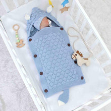 Load image into Gallery viewer, Baby Sleeping Bags Envelopes for Newborn Stroller Autumn Knitted Infantil Bebes Swaddle Sleepsacks Discharge Cocoon Cartoon Fox