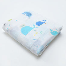 Load image into Gallery viewer, Muslin Baby Blankets Swaddles Newborn Photography Accessories Soft Swaddle Wrap Organic Cotton Baby Bedding Bath Towel Swaddle