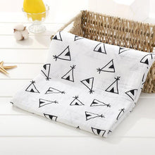 Load image into Gallery viewer, Muslin Baby Blankets Swaddles Newborn Photography Accessories Soft Swaddle Wrap Organic Cotton Baby Bedding Bath Towel Swaddle