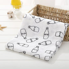 Load image into Gallery viewer, Muslin Baby Blankets Swaddles Newborn Photography Accessories Soft Swaddle Wrap Organic Cotton Baby Bedding Bath Towel Swaddle