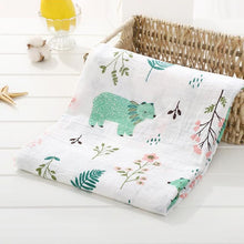 Load image into Gallery viewer, Muslin Baby Blankets Swaddles Newborn Photography Accessories Soft Swaddle Wrap Organic Cotton Baby Bedding Bath Towel Swaddle