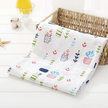 Load image into Gallery viewer, Muslin Baby Blankets Swaddles Newborn Photography Accessories Soft Swaddle Wrap Organic Cotton Baby Bedding Bath Towel Swaddle