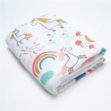 Load image into Gallery viewer, Muslin Baby Blankets Swaddles Newborn Photography Accessories Soft Swaddle Wrap Organic Cotton Baby Bedding Bath Towel Swaddle
