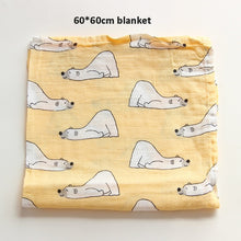 Load image into Gallery viewer, Muslin Baby Blankets Swaddles Newborn Photography Accessories Soft Swaddle Wrap Organic Cotton Baby Bedding Bath Towel Swaddle