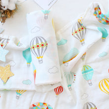 Load image into Gallery viewer, 120x120cm Bamboo Cotton Soft Baby Swaddle Muslin Wrap Infant Baby Bedding Sheet Baby Wrap Sleeping Bag