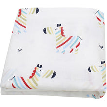 Load image into Gallery viewer, 120x120cm Bamboo Cotton Soft Baby Swaddle Muslin Wrap Infant Baby Bedding Sheet Baby Wrap Sleeping Bag