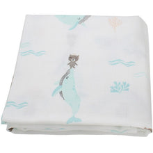 Load image into Gallery viewer, 120x120cm Bamboo Cotton Soft Baby Swaddle Muslin Wrap Infant Baby Bedding Sheet Baby Wrap Sleeping Bag