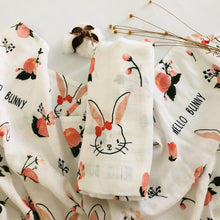 Load image into Gallery viewer, 120x120cm Bamboo Cotton Soft Baby Swaddle Muslin Wrap Infant Baby Bedding Sheet Baby Wrap Sleeping Bag