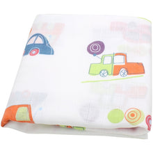 Load image into Gallery viewer, 120x120cm Bamboo Cotton Soft Baby Swaddle Muslin Wrap Infant Baby Bedding Sheet Baby Wrap Sleeping Bag