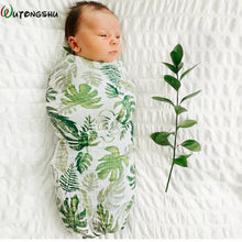 Load image into Gallery viewer, Muslin Baby Blankets Swaddles Newborn Photography Accessories Soft Swaddle Wrap Organic Cotton Baby Bedding Bath Towel Swaddle