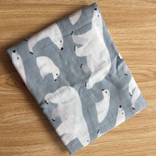 Load image into Gallery viewer, 60*60cm Muslin Bamboo Cotton Baby Blanket Baby Newborn Blankets Newborn Swaddle Wrap Burp Cloths Towel Pielucha dropshipping