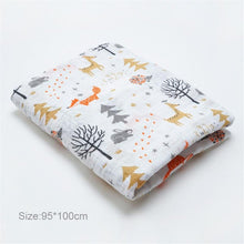 Load image into Gallery viewer, Muslin Baby Blankets Swaddles Newborn Photography Accessories Soft Swaddle Wrap Organic Cotton Baby Bedding Bath Towel Swaddle