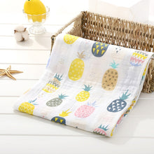 Load image into Gallery viewer, Baby Blanket Bath Towel Bamboo Swaddle Blanket Diaper Gauze Muslin Blanket 120 Baby Blankets Newborn Blanket Swaddle Cotton