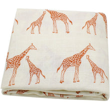 Load image into Gallery viewer, Bamboo Baby Blanket Baby Girl Swaddle Wrap Newborn Baby Bath Towel Stroller Sleep Cover Muselina Bebe Algodon 120x120cm