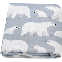 Load image into Gallery viewer, Bamboo Baby Blanket Baby Girl Swaddle Wrap Newborn Baby Bath Towel Stroller Sleep Cover Muselina Bebe Algodon 120x120cm