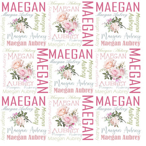 Personalized Baby Blanket Swaddling Baby Bedding Crib Swaddle Flower Cartoon Newborn Infant Gift Baby Bed Blanket Birthday Gift