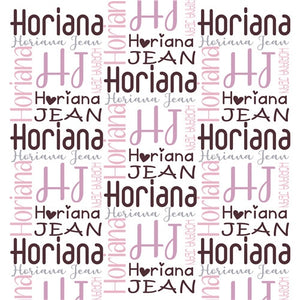 Personalized Baby Blanket Swaddling Baby Bedding Crib Swaddle Flower Cartoon Newborn Infant Gift Baby Bed Blanket Birthday Gift