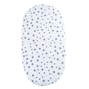 Bassinet Sheet Set-1 Pack Ultra Soft Stretchy Craddle Sheets ,Fit for Bassinet Mattress Pad Cover, Unisex Boys & Girls