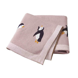 Baby Blankets Knitted Newborn Swaddle Stroller Bedding Wrap Cartoon Alpaca Infantil Boys Girls Receiving Blanket Children Quilts