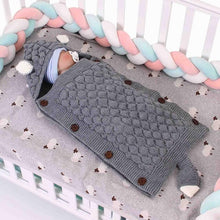 Load image into Gallery viewer, Baby Sleeping Bags Envelopes for Newborn Stroller Autumn Knitted Infantil Bebes Swaddle Sleepsacks Discharge Cocoon Cartoon Fox

