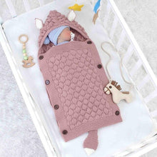 Load image into Gallery viewer, Baby Sleeping Bags Envelopes for Newborn Stroller Autumn Knitted Infantil Bebes Swaddle Sleepsacks Discharge Cocoon Cartoon Fox
