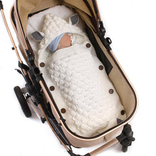 Load image into Gallery viewer, Baby Sleeping Bags Envelopes for Newborn Stroller Autumn Knitted Infantil Bebes Swaddle Sleepsacks Discharge Cocoon Cartoon Fox
