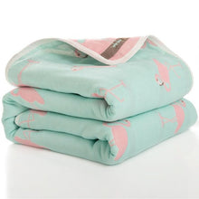 Load image into Gallery viewer, Baby Quilt Newborn Comforter Baby Six-layer Gauze Bath Towel For Children Baby Blankets(size 80*80)
