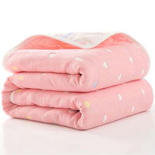 Load image into Gallery viewer, Baby Quilt Newborn Comforter Baby Six-layer Gauze Bath Towel For Children Baby Blankets(size 80*80)
