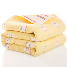 Load image into Gallery viewer, Baby Quilt Newborn Comforter Baby Six-layer Gauze Bath Towel For Children Baby Blankets(size 80*80)
