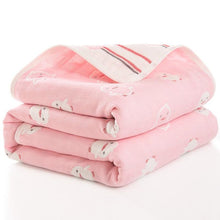 Load image into Gallery viewer, Baby Quilt Newborn Comforter Baby Six-layer Gauze Bath Towel For Children Baby Blankets(size 80*80)
