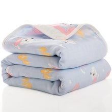 Load image into Gallery viewer, Baby Quilt Newborn Comforter Baby Six-layer Gauze Bath Towel For Children Baby Blankets(size 80*80)
