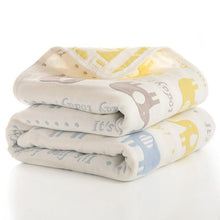 Load image into Gallery viewer, Baby Quilt Newborn Comforter Baby Six-layer Gauze Bath Towel For Children Baby Blankets(size 80*80)
