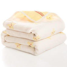 Load image into Gallery viewer, Baby Quilt Newborn Comforter Baby Six-layer Gauze Bath Towel For Children Baby Blankets(size 80*80)
