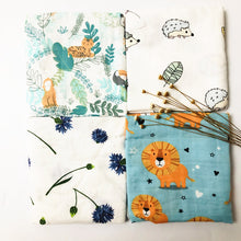 Load image into Gallery viewer, 60*60cm Muslin Bamboo Cotton Baby Blanket Baby Newborn Blankets Newborn Swaddle Wrap Burp Cloths Towel Pielucha dropshipping
