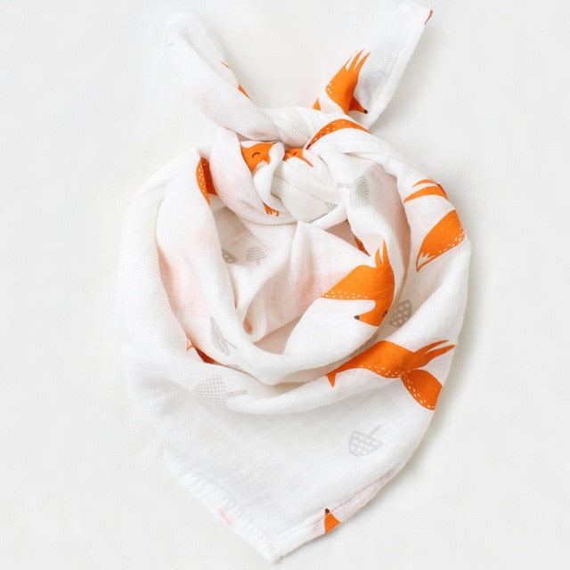 60*60cm Muslin Bamboo Cotton Baby Blanket Baby Newborn Blankets Newborn Swaddle Wrap Burp Cloths Towel Pielucha dropshipping