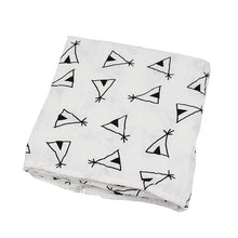Load image into Gallery viewer, 4Pcs/Lot Muslin 100% Cotton Baby Bed Sheet Baby Swaddles Soft Newborns Blankets Blankets Muslin Diapers Swaddle Bed Wrap Sheet
