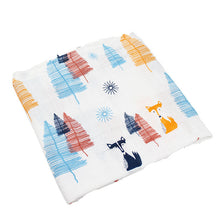 Load image into Gallery viewer, 4Pcs/Lot Muslin 100% Cotton Baby Bed Sheet Baby Swaddles Soft Newborns Blankets Blankets Muslin Diapers Swaddle Bed Wrap Sheet
