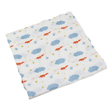 Load image into Gallery viewer, 4Pcs/Lot Muslin 100% Cotton Baby Bed Sheet Baby Swaddles Soft Newborns Blankets Blankets Muslin Diapers Swaddle Bed Wrap Sheet

