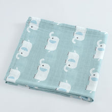 Load image into Gallery viewer, 4Pcs/Lot Muslin 100% Cotton Baby Bed Sheet Baby Swaddles Soft Newborns Blankets Blankets Muslin Diapers Swaddle Bed Wrap Sheet
