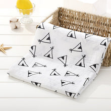 Load image into Gallery viewer, Baby Blanket Bath Towel Bamboo Swaddle Blanket Diaper Gauze Muslin Blanket 120 Baby Blankets Newborn Blanket Swaddle Cotton
