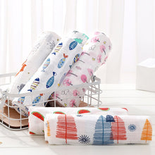 Load image into Gallery viewer, Baby Blanket Bath Towel Bamboo Swaddle Blanket Diaper Gauze Muslin Blanket 120 Baby Blankets Newborn Blanket Swaddle Cotton

