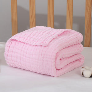 Cotton Gauze Blanket Baby Muslin Swaddle Blankets 6 Layer Baby Bathing Blanket 105x105cm