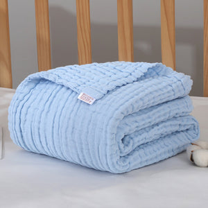 Cotton Gauze Blanket Baby Muslin Swaddle Blankets 6 Layer Baby Bathing Blanket 105x105cm
