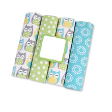 Load image into Gallery viewer, 4Pcs/Lot Muslin 100% Cotton Baby Bed Sheet Baby Swaddles Soft Newborns Blankets Blankets Muslin Diapers Swaddle Bed Wrap Sheet
